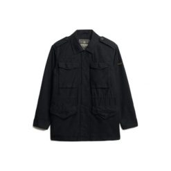 Kurtka damska Superdry Embellished Field. Czarne kurtki damskie Superdry, bez wzorów, bez kaptura. Za 523.00 zł.