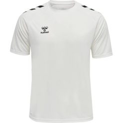 Koszulka Hummel Core Poly. Białe bluzki damskie Hummel, xl, bez wzorów, sportowe, bez kołnierzyka, bez ramiączek. Za 77.00 zł.