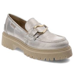 Złote Półbuty Nessi Eleganckie Obuwie Damskie. Żółte półbuty damskie Nessi, na wiosnę, bez wzorów, ze skóry, bez obcasa, bez zapięcia. Za 469.00 zł.