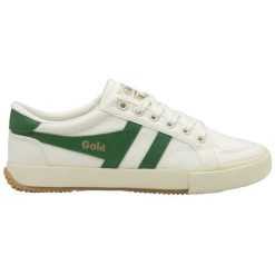 Sznurowane trampki damskie Gola Stratus. Białe trampki damskie Gola, bez wzorów, z gumy, bez zapięcia. Za 359.50 zł.