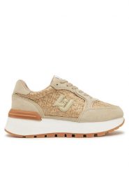 Liu Jo Sneakersy Amazing 25 BA5049 PX608 Beżowy. Brązowe obuwie sportowe damskie Liu Jo, z materiału, bez zapięcia. Za 459.99 zł.