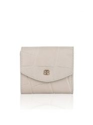 Bellicci Skórzany portfel "Venus" w kolorze kremowym - 10 x 9 x 2 cm rozmiar: onesize. Brązowe portfele damskie Bellicci, bez wzorów, z materiału. Za 82.99 zł.