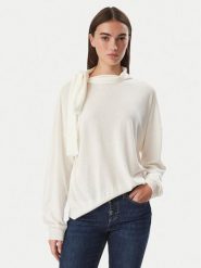 Liu Jo Sweter WF6445 MA16R Kremowy Regular Fit. Białe swetry klasyczne damskie Liu Jo, xl, z wiskozy, bez kołnierzyka. Za 519.99 zł.