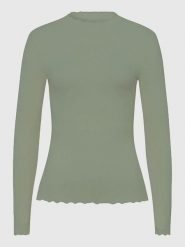 Les Lunes Koszulka "Fleur" w kolorze zielonym rozmiar: XXS. Zielone koszulki damskie Les Lunes, s, bez wzorów, z wiskozy, bez kołnierzyka, bez ramiączek. Za 152.99 zł.