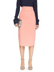 Stylove Spódnica w kolorze łososiowym rozmiar: L. Różowe spódnice damskie Stylove, l, bez wzorów, midi. Za 107.95 zł.