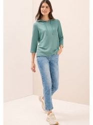 Cecil Bluza w kolorze turkusowym rozmiar: M. Niebieskie bluzy damskie Cecil, m, bez wzorów, z kapturem. Za 148.45 zł.