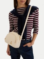 Beverly Hills Polo Club Torebka CEO-BHPC-C-013-09 Écru. Białe listonoszki damskie Beverly Hills Polo Club, bez wzorów, z materiału, bez dodatków. Za 169.99 zł.