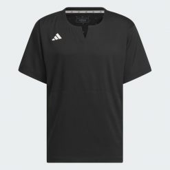 Bluza Adizero Dugout Cage (uniseks). Czarne bluzy damskie Adidas, uniwersalny, bez wzorów, z materiału, bez kaptura. Za 279.00 zł.