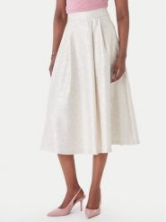 Rinascimento Spódnica trapezowa CFC0127694003 Écru Regular Fit. Spódnice damskie Rinascimento, l, bez wzorów, z syntetyku. Za 749.99 zł.