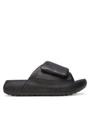ECCO Klapki Cozmo Pf W 20668301001 Czarny. Czarne klapki damskie ECCO, bez wzorów, ze skóry, bez obcasa, bez zapięcia. W wyprzedaży za 419.99 zł.