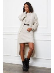 L'armoire de Suzette 2-częściowy zestaw w kolorze kremowym rozmiar: 36/38. Brązowe kardigany damskie L'armoire de Suzette, l, bez wzorów, ze splotem. Za 144.92 zł.