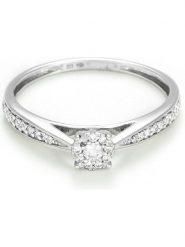 ATELIER DU DIAMANT Złoty pierścionek z diamentami rozmiar: 50. Szare pierścionki damskie ATELIER DU DIAMANT, z diamentem, złote. Za 1,739.99 zł.