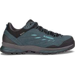 Buty trekkingowe damskie Lowa Delago Gtx Low. Niebieskie obuwie trekkingowe damskie Lowa, z materiału, bez zapięcia. Za 816.55 zł.