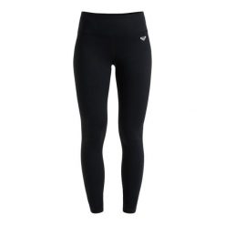 Legginsy sportowe dla Kobiety EVERYDAY FLOW Czarny. Brązowe legginsy sportowe damskie Roxy, bez wzorów, z elastanu. Za 179.99 zł.