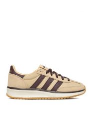 Adidas Sneakersy CEO-RUN 70s 2.0 JR2426 Beżowy. Brązowe obuwie sportowe damskie Adidas, ze skóry, bez zapięcia. Za 299.99 zł.