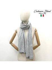 MILANO AMOUR Szal w kolorze jasnoszarym - 190 x 50 cm rozmiar: onesize. Szare szaliki damskie MILANO AMOUR, bez wzorów, z kaszmiru. Za 148.26 zł.