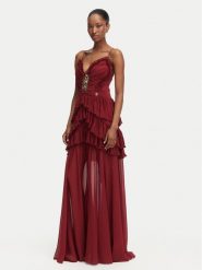 Babylon Sukienka wieczorowa W S00924 Bordowy Regular Fit. Czerwone sukienki damskie Babylon, bez wzorów, z poliamidu, wizytowe, bez ramiączek. Za 2,239.00 zł.