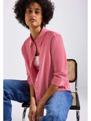 Street One Bluzka w kolorze różowym rozmiar: 42. Różowe bluzki damskie Street One, bez wzorów, z bawełny, street, bez kołnierzyka, bez ramiączek. Za 95.46 zł.