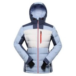 Damska kurtka puchowa Alpine Pro Ferera 2. Niebieskie kurtki damskie Alpine Pro, l, bez wzorów, z puchu, bez kaptura. Za 1,343.60 zł.