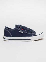 BIG STAR Sneakersy w kolorze granatowym rozmiar: 37. Niebieskie obuwie sportowe damskie Big Star, bez zapięcia. Za 100.99 zł.