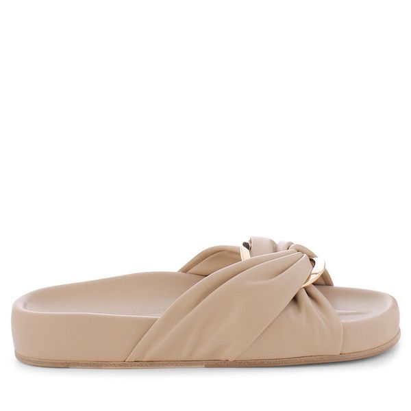 Klapki Kennel & Schmenger. Brązowe klapki damskie Kennel + Schmenger, bez wzorów, bez obcasa, bez zapięcia. Za 1,199.00 zł.