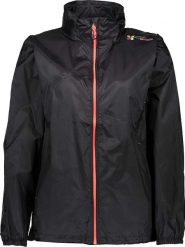 Peak Mountain Kurtka przeciwwiatrowa w kolorze czarnym rozmiar: M. Czarne kurtki sportowe damskie Peak Mountain, m, bez wzorów, bez kaptura. Za 131.74 zł.