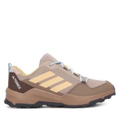 Trekkingi adidas. Brązowe obuwie trekkingowe damskie Adidas, bez zapięcia. Za 239.99 zł.