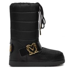 Śniegowce LOVE MOSCHINO. Czarne śniegowce damskie Love Moschino. Za 829.99 zł.