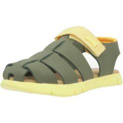 Sandały CAMPER LAMPER ROMERO Zielony. Zielone sandały damskie Camper, bez wzorów, ze skóry, bez obcasa, bez zapięcia. Za 272.75 zł.