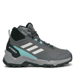 Trekkingi adidas. Szare obuwie trekkingowe damskie Adidas, bez zapięcia. Za 449.99 zł.