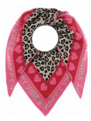 Zwillingsherz Chusta "Micha" w kolorze różowym - 200 x 130 cm rozmiar: onesize. Różowe chusty damskie Zwillingsherz, bez wzorów, z bawełny. Za 167.67 zł.