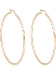 DIAMANTA Złote kolczyki-kreole "Créoles Santa" rozmiar: onesize. Żółte kolczyki damskie DIAMANTA, złote. Za 1,283.99 zł.