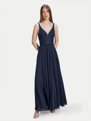 Swing Sukienka wieczorowa 5AH005HK Granatowy Slim Fit. Niebieskie sukienki damskie Hey Kyla, bez wzorów, z syntetyku, wizytowe, bez ramiączek. Za 679.99 zł.