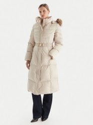 Guess Kurtka puchowa W5BL29 W2802 Brązowy Regular Fit. Brązowe kurtki damskie Guess, l, z aplikacjami, z puchu, bez kaptura. Za 1,399.00 zł.