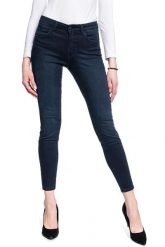 SPODNIE DAMSKIE WRANGLER SKINNY SOFT BLUE W28KJV51J 112128286. Niebieskie rurki damskie Wrangler, bez wzorów, z jeansu. Za 199.99 zł.