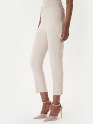 Rinascimento Spodnie materiałowe CFC0128641003 Beżowy Slim Fit. Brązowe spodnie materiałowe damskie Rinascimento, bez wzorów, z materiału. Za 449.99 zł.