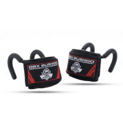 Haki treningowe do martwego ciągu drążka DBX Bushido DBD-G-1. Czarne paski damskie DBX BUSHIDO, bez wzorów. Za 40.99 zł.
