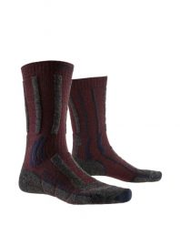 Skarpety trekkingowe X-SOCKS TREK X MERINO LT 4.0. Czerwone skarpetki damskie X Socks, bez wzorów, z materiału. Za 95.00 zł.
