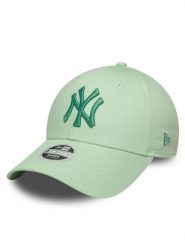New Era Czapka z daszkiem New York Yankees Metallic 9FORTY 60667382 Zielony. Zielone czapki z daszkiem damskie New Era, bez wzorów, z bawełny. Za 99.99 zł.