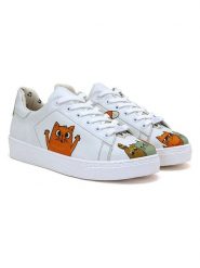 Goby Sneakersy w kolorze kremowym rozmiar: 31. Brązowe obuwie sportowe damskie Goby, bez zapięcia. Za 260.99 zł.