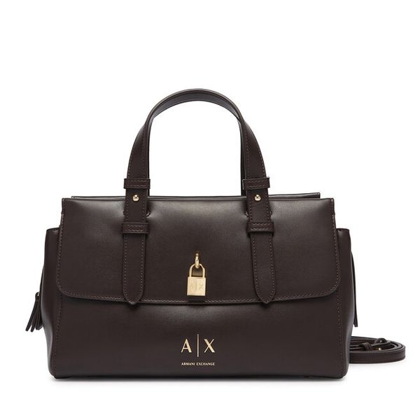 Torebka Armani Exchange. Brązowe torebki klasyczne damskie Armani Exchange, bez dodatków. Za 704.99 zł.