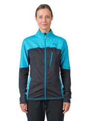 Hannah Kurtka polarowa "Meda" w kolorze antracytowo-błękitnym rozmiar: 40. Czarne kurtki damskie Hannah, bez wzorów, z materiału, bez kaptura. Za 260.99 zł.