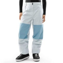 Damskie spodnie snowboardowe oversize Siroko P4-W Yama Light Blue. Niebieskie spodnie sportowe damskie SIROKO, na zimę, m, bez wzorów, z materiału, narciarskie. Za 435.00 zł.