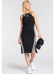 Adidas Sukienka w kolorze czarnym rozmiar: L. Czarne sukienki damskie Adidas, bez wzorów, bez ramiączek. Za 156.45 zł.