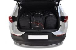 Torby Do Bagażnika Opel Grandland X Phev 2019+ 4Szt Kjust. Czarne torby podróżne KJUST, bez wzorów, z kauczuku. Za 1,196.00 zł.