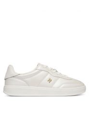 Tommy Hilfiger Sneakersy Th Heritage Shiny Sneaker FW0FW09179 Biały. Białe obuwie sportowe damskie Tommy Hilfiger, ze skóry, bez zapięcia. Za 489.99 zł.
