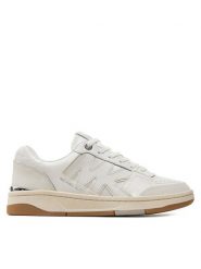 MICHAEL Michael Kors Sneakersy Rebel 43S4RLFS5D Biały. Białe obuwie sportowe damskie MICHAEL Michael Kors, ze skóry, bez zapięcia. Za 919.99 zł.