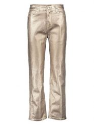 Scotch & Soda Spodnie w kolorze złotym rozmiar: W28. Żółte spodnie materiałowe damskie Scotch & Soda, bez wzorów, z materiału. Za 158.10 zł.