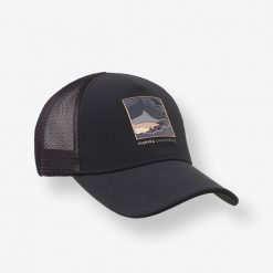 Czapka wędkarska z daszkiem Caperlan 900 wodoodporna. Brązowe czapki z daszkiem damskie CAPERLAN, bez wzorów, z tkaniny. Za 49.99 zł.