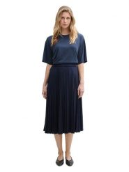 Tom Tailor Spódnica w kolorze granatowym rozmiar: 42. Niebieskie spódnice damskie Tom Tailor, bez wzorów, midi. Za 126.99 zł.